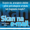 #NieZostawiamCzytelnika - Zamów „Skan na e-mail” - nowa usługa w Zagłębiowskiej Mediatece